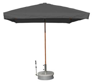Doppler Gastro Magic Junior Alu Wood záhradný slnečník 240 x 240 cm antracit Doppler