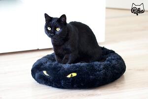 Čierny pelech Cat in black 50 × 40 × 9 cm, Tommi, Výber Kupujem pre útulkáčov