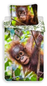 JERRY FABRICS Obliečky Orangután v pralese Bavlna, 140/200, 70/90 cm