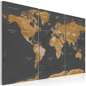 Obraz mapa sveta - World Map: Modern Aesthetics