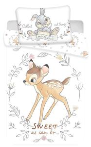 JERRY FABRICS Obliečky do postieľky Bambi sweet baby Bavlna, 100/135, 40/60 cm