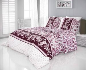 Kvalitex Saténové Obliečky MOCHA bordó Luxory Collection Satén, 140/200, 70/90 cm