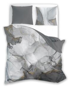 FARO Saténové Francúzske obliečky Minerál Grey Bavlna - Satén, 220/200, 70/80 cm