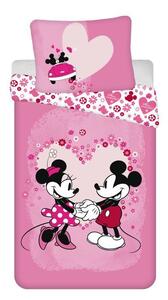 JERRY FABRICS MICRO obliečky Mickey a Minnie Love Polyester - mikrovlákno, 140/200, 70/90 cm