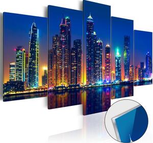 Obraz noci v Dubaji na akrylátovom skle - Nights in Dubai