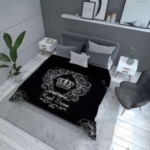 DETEXPOL Prehoz na posteľ Royal Dreams black Polyester, 170/210 cm