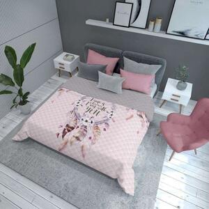 DETEXPOL Prehoz na posteľ Lapač snov rosé Polyester, 170/210 cm