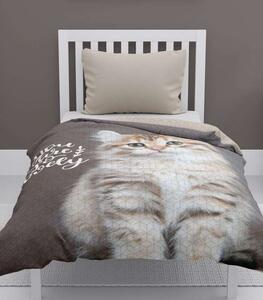 DETEXPOL Prehoz na posteľ Mačiatko Lovely Polyester, 170/210 cm