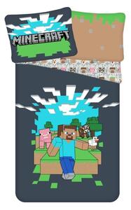 JERRY FABRICS Obliečky Minecraft Adventure Bavlna, 140/200, 70/90 cm