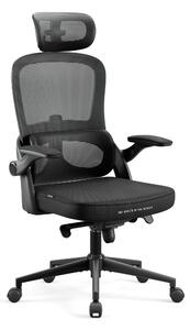 Ergonomická kancelárska stolička Diablo V-Light, čierna