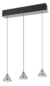 Trio 337010307 LED závesné stropné svietidlo ROMEO | 7W integrovaný LED zdroj | 700lm | 2300+3000+4000K | sťahovacie