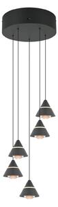 Trio 337030532 LED závesné stropné svietidlo ROMEO | 7W integrovaný LED zdroj | 700lm | 2300+3000+4000K | sťahovacie