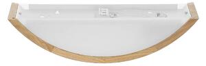 Nástenné svetlo Cleo D1DR410, dubové drevo, dĺžka 41 cm, E27, Svetlé drevo, Obývacia izba / jedáleň, Drevo, Moderný, Nástenné svietidlo