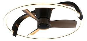 Trio R64262132 LED ventilátor s osvetlením STOCKHOLM | 37W integrovaný LED zdroj | 4300lm | 2700-6500K | vypínač | rgb - farebné | stmievač | diaľkové ovládanie | ventilátor