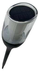 LED solárna lampa LED/1,2 V 800 mAh IP44 čierna