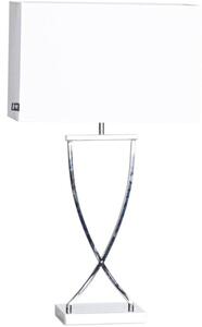 ByRydens 2820440-5000 - Stolná lampa OMEGA 1xE27/5W/230V biela/lesklý chróm