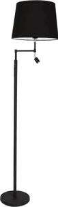 ByRydens 1988780-4007-LED Stojacia lampa ORLANDO 1xE27/5W/230V+LED/3W čierna