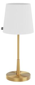 ByRydens 4002730-6501 - Stolová lampa LUMI 1xE27/8W/230V biela/zlatá 48,5 cm