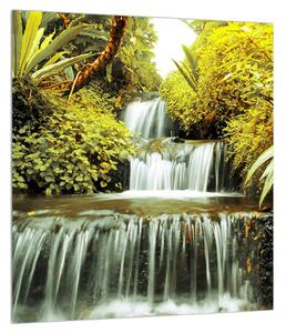 Obraz indonézskych vodopádov (30x30 cm)
