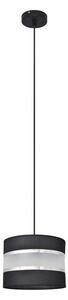 Helam Luster na lanku HELEN 1xE27/60W/230V pr. 20 cm čierna/strieborná HE1195 + záruka 3 roky zadarmo