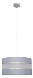 Helam Luster na lanku HELEN 1xE27/60W/230V pr. 40 cm šedá/strieborná HE1280 + záruka 3 roky zadarmo