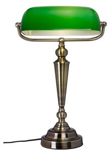 Cottex B1019AGR - Stolová lampa THE BANKER 1xE27/60W/230V