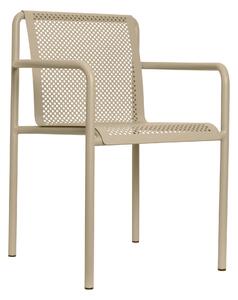 FERM LIVING Záhradná stolička Dapple s opierkami, Cashmere
