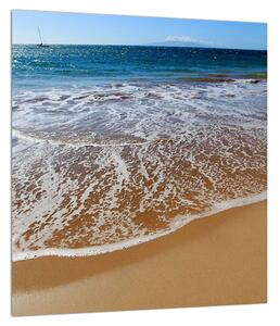 Obraz morskej piesočnatej pláže (30x30 cm)