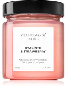 Vila Hermanos Apothecary Rose Hyacinth & Strawberry vonná sviečka 150 g