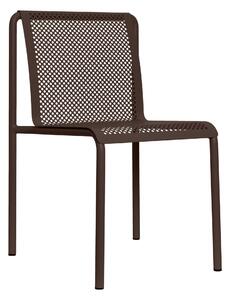 FERM LIVING Záhradná stolička Dapple, Dark Chocolate