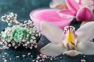 Obraz nádherná detailná orchidea