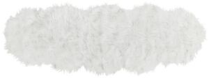 Umelá ovčia koža biely akryl 180 x 60 cm glamour kožušina elegantný dizajn spálňa obývacia izba