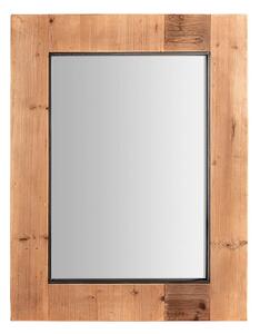 MUZZA Zrkadlo gina 69 x 89 cm hnedé