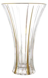KRIŠTÁĽOVÁ VÁZA BOHEMIA PRESTIGE TIMELESS GOLD 320MM