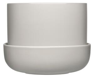 Iittala Kvetináč Nappula S, s podmiskou / sivý