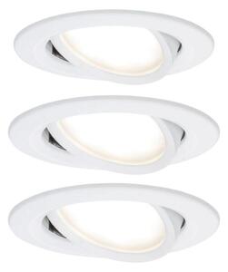 Paulmann 93449 - SADA 3xLED/6,5W IP23 Kúpeľňové podhľadové svietidlo NOVA 230V