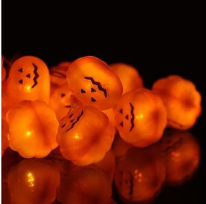 Retlux - LED Dekoračná reťaz HALLOWEEN 20xLED/3xAA/teplá biela 3,3m tekvica