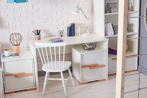 Pinio Písací stôl do detskej izby Snap Farba: Biela