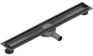 Mexen Flat 360° telo pre lineárny odtok otočný 50 cm, gun gray brúsený - 1E40050
