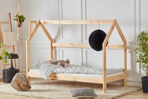 Drevko Detská posteľ domček - 200 x 90 cm Zásuvka: Áno
