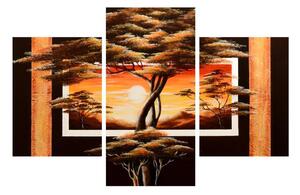 Obraz stromu v savane (90x60 cm)