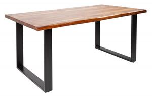 Firewood jedálenský stôl 180 cm hnedá/čierna