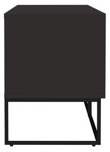 MUZZA TV stolík pili 176 x 57 cm čierny