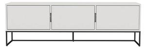 MUZZA TV stolík pili 176 x 57 cm biely