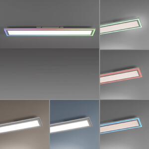 LED stropné svietidlo Lemovanie, CCT + RGB, 100x18cm