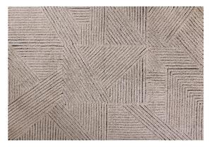 MUZZA Vlnený koberec vally 170 x 240 cm hnedý