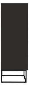 MUZZA Komoda pili 60 x 127 cm čierna