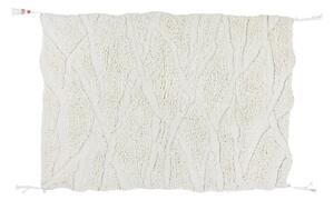 MUZZA Vlnený koberec kangor 170 x 240 cm biely