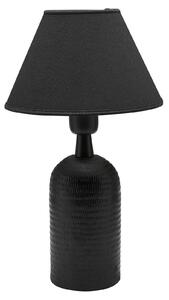PR Home Riley stolová lampa tienidlo látka, čierna