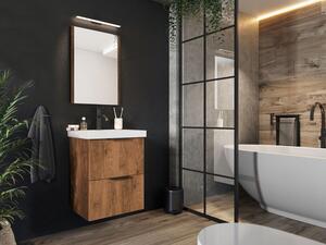 Kúpeľňový nábytok s umývadlom VECHTA 3 - dub lefkas